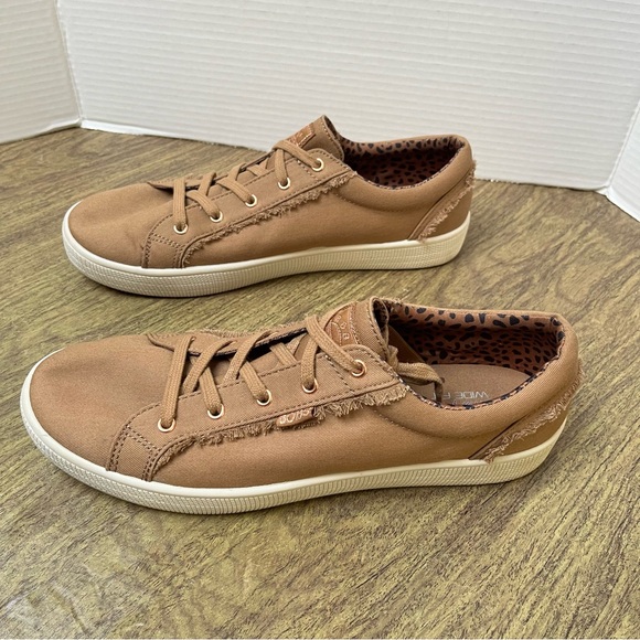 BOBS from Skechers Wide Fit Memory Foam Chestnut Brown Sneakers Size 11 - Picture 6 of 11